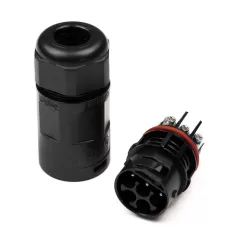 APS Female connector - 3 Fase (QT2 5W) (4mm)