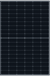 Longi Solar 435Wp Half-cut zwart-wit